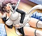 Classy hentai made flashes her white panties cameltoes
